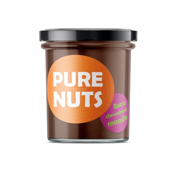 Extra chrumkavé mandle 330g Pure nuts